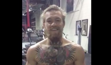 Video: Conor McGregor responds to the incredibly fit 64-year-old from Carlow with a workout of his own