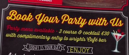 Pic: This Irish restaurant sign features a hilariously suggestive typo