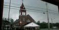 Video: Incredible footage of lightning hitting a church steeple – Back To The Future style