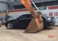 Video: Chinese workers use extreme measure on illegally parked cars