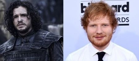 Pic: Ed Sheeran, Jon Snow and Zach Braff all together in one fantastic drunken picture