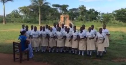 Video: An Irish teacher and 24 students from Uganda brilliantly singing a huge Bob Dylan song