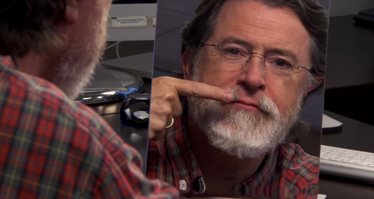 Video: Stephen Colbert unveils the ‘anti-Hitler’ in his first promo for The Late Show