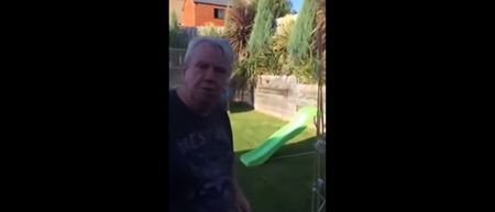 Video: Australian man constantly scares the bejesus out of his dad that loves to curse