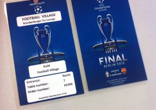 Another Irish lad snuck into the Champions League final with home-made tickets