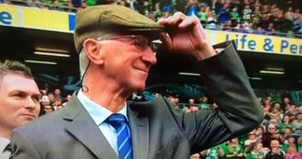 Pic: Welcome back, Jack! Legendary Irish manager is at the Aviva