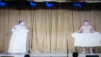Video: Two Cavan lads pull off a spectacular performance of The Towel Dance