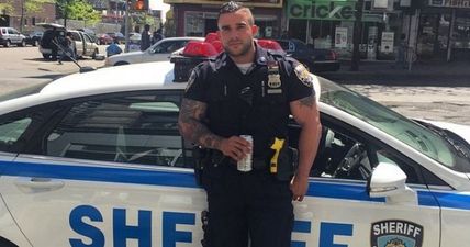 Pic: Bodybuilder New York cop has broken the Internet with his massive muscles