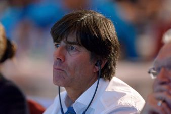 Video: German manager filmed filing his nails while his team scores v Gibraltar