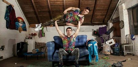 Performing naked and Dirty Dancing chat-up lines: JOE spins the Tombola of Truth with Lords of Strut