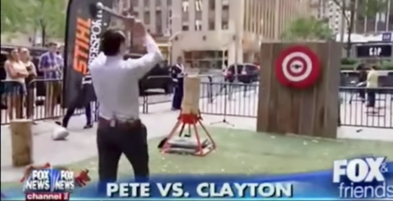 Video: US TV host hits unsuspecting drummer with an axe on live TV