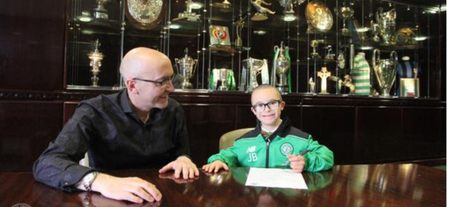 Great news: Wee Jay Beatty has officially signed for Celtic