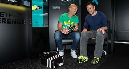 JOE tries on the new football boots that will replace the iconic adidas Predators