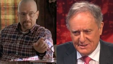 Pic: Anyone spot the Walter White look-alike on Vincent Browne last night?