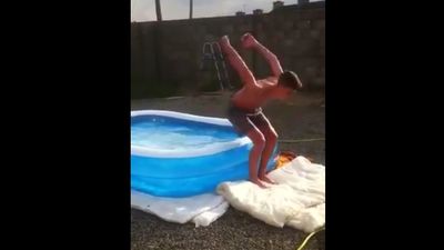 Video: This backflip in a Portlaoise back garden did not end well