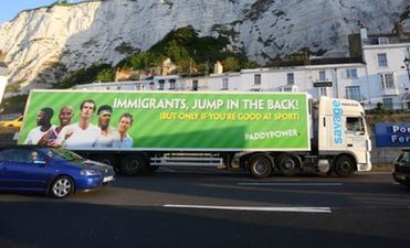 Pic: Charity GOAL aren’t happy with Paddy Power, this is their reply to that immigrant advert