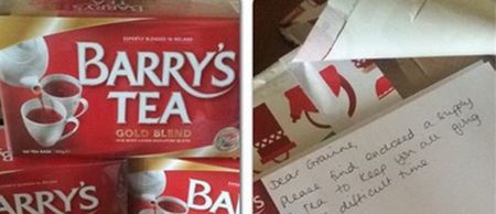 Pic: Barry’s Tea make incredibly sound gesture by sending care package to Irish J1 students in Berkeley