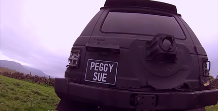 Video: Mayo lad rally drives straight through a caravan