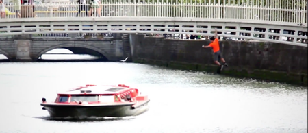 Video: Two guys decided to make Dublin into their own personal playground with some parkour
