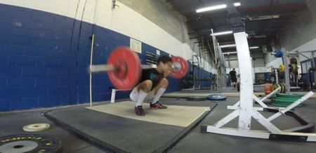 Video: Man nearly breaks his neck in the gym after a lift goes wrong