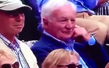 Video: Man filmed picking his ear and eating it at Wimbledon
