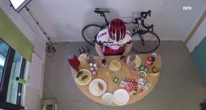 Video: This man tries, and fails, to eat as much as a Tour de France rider