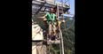 Video: Irish bungee jumper wakes up all of Switzerland with his screams