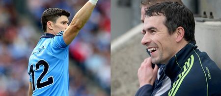 Pic: Diarmuid Connolly burns Dessie Dolan for his choice of suit on The Sunday Game