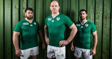 Pic: This mural of the new Irish rugby jersey is very cool