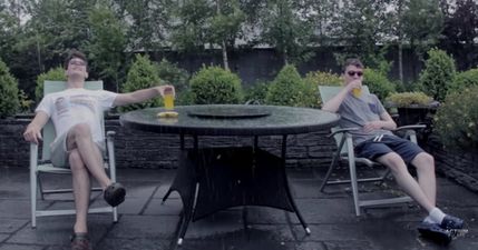 Video: These two Irish lads aren’t letting the shite weather ruin their summer