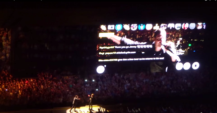 Video: Jimmy Fallon joins U2 on stage at Madison Square Garden