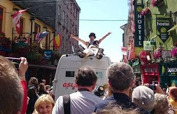 Pic: This cash transit van driver in Galway had a very, very bad day