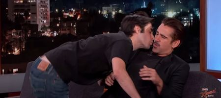 Video: Some fecking eejit tried to sniff Colin Farrell during an interview on Jimmy Kimmel