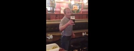 Video: Irish man falls for the classic ‘clingfilm over the pint’ prank but his response is gold