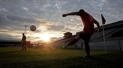 The Bohs stadium announcer had a very odd request for the crowd this evening