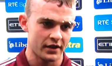 Video: Galway’s Jonathan Glynn says “f**kin’ bullshit” live on RTÉ after their win over Cork