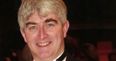PIC: Dermot Morgan’s sons with a stunning giant mosaic of their dad in Dublin