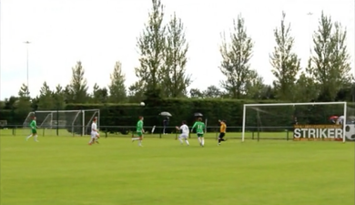 Video: Irish footballer summons spirit of Balotelli to score great chested goal