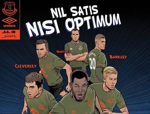 Corkman and Marvel designer plays a key role in unveiling new Everton kit