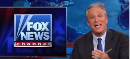 Video: Jon Stewart couldn’t resist a wonderful parting shot at Fox News