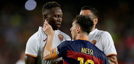 Vine: Messi throws a headbutt and escapes with just a booking