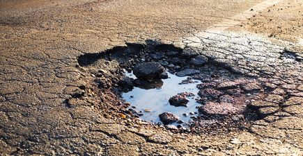 PIC: This Irish county council worker had the perfect cheeky response to a local pothole complaint