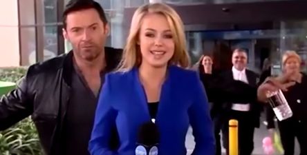 Video: Hugh Jackman photobombs Aussie newsreader during live broadcast