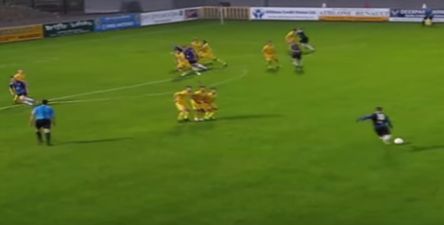 Video: Athlone Town’s Daniel Purdy scores amazing Beckham-esque free-kick v Waterford United