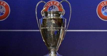 PIC: Map of Ireland with Union Jack colours on it appears on Champions League coverage on Belgian TV