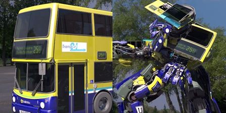 Video: A Dublin Bus turning into a badass Transformer