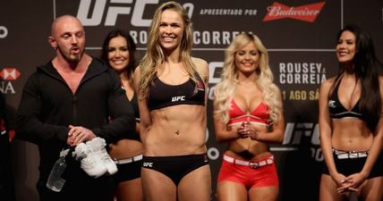 VIDEO: Ronda Rousey’s unique ab workout looks pretty damn punishing