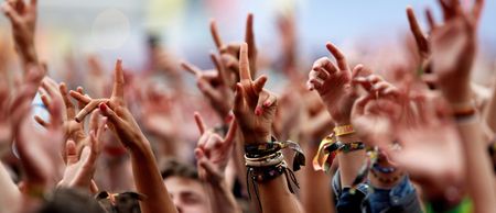 PIC: Dan from Bastille has posted the best festival crowd photo of 2015 so far