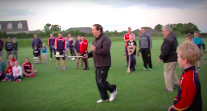 VIDEO: Marty Morrissey took on the Crossbar Challenge with three hurling All Stars and something magical happened
