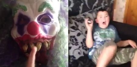 VIDEO: Limerick lad wears terrifying clown mask and scares the life out of his brother